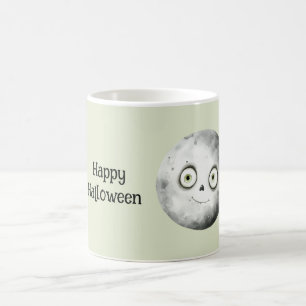 Groene Ogen Halloween Maan Koffiemok