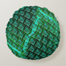 'Groene ogen in raster', bekrast en wazig