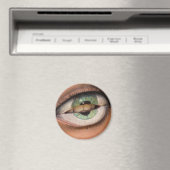 Groene ogen mond magneet (Insitu (Vaatwasser))