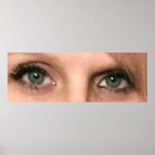 Groene ogen poster