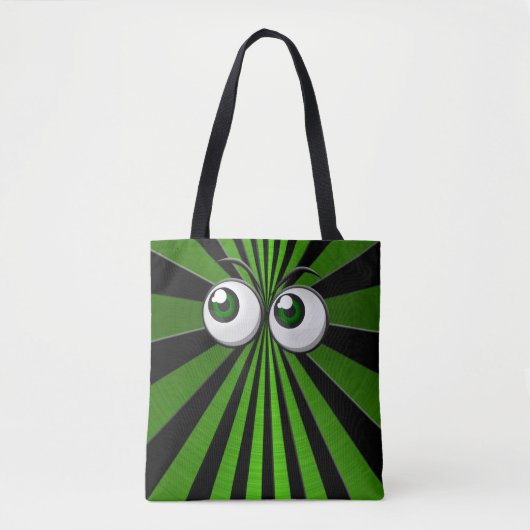 groene ogen tote bag (Voorkant)