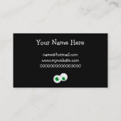 Groene ogen visitekaartje (Achterkant)