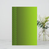 Groene olie briefpapier (Staand voorkant)