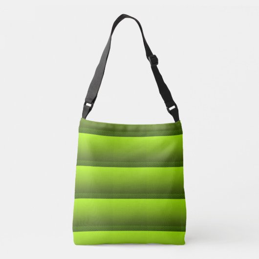 Groene olie crossbody tas (Achterkant)