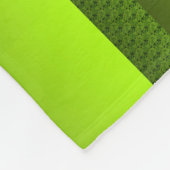 Groene olie fleece deken (Hoek)