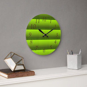 Groene olie grote klok