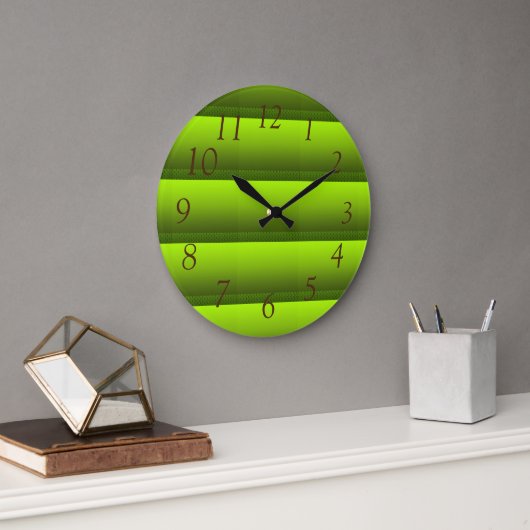 Groene olie grote klok (Kantoor)