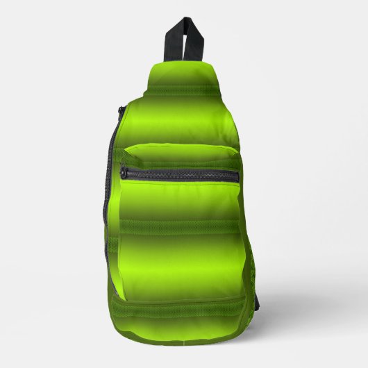 Groene olie sling bag (Voorkant)