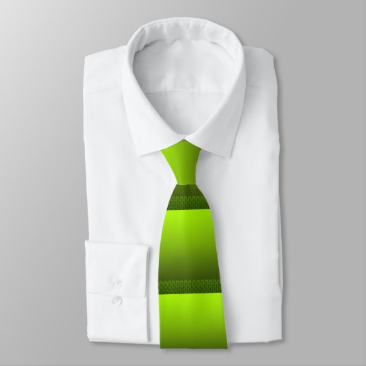 Groene olie stropdas (Gebonden)