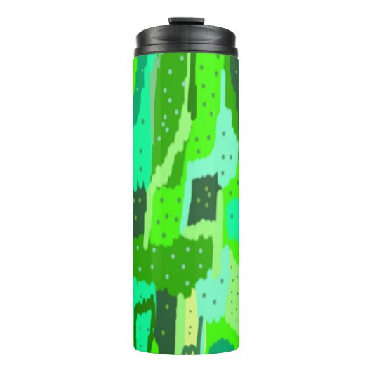 Groene olie thermosbeker (Voorkant)