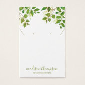 Groene olierijbossen — Ketting Visitekaartje (Voorkant)