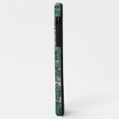 Groene oliestextuur op stokken en pluis Case-Mate iPhone case (Achterkant/links)