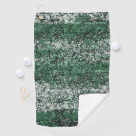 Groene oliestextuur op stokken en pluis golfhanddoek
