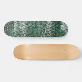 Groene oliestextuur op stokken en pluis persoonlijk skateboard (Horizontaal)