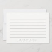 Groene olievlek bedankt kaarten (Achterkant)