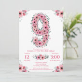 Groene olievlek: grote 9-jarige bruinbloemen kaart (Staand voorkant)