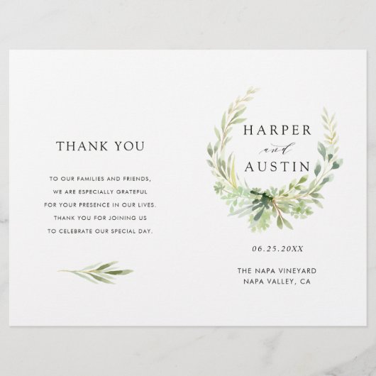 Groene olievlek met het programma voor vouwweddens (Voorkant)