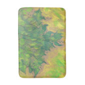 Groene olievlek, zomergroen, natuur badmat (Voorkant Verticaal)