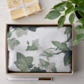 Groene olievlekken en wijnstokken ontkoppelen tissuepapier (Geschenk)