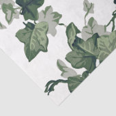 Groene olievlekken en wijnstokken ontkoppelen tissuepapier (Detail)