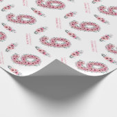 Groene olievloeistof op de groene vloer cadeaupapier (Hoek)