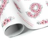 Groene olievloeistof op de groene vloer cadeaupapier (Rol Hoek)