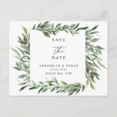 Groene olievloeistof Sparen de datumBriefkaart van Briefkaart (Voorkant)