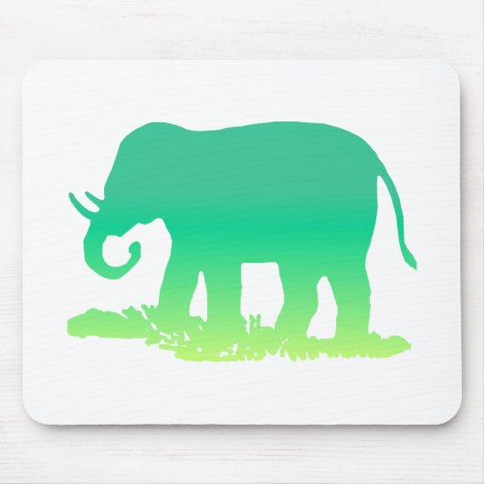 Groene Olifant Muismat (Voorkant)