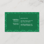 groene olifant visitekaartje (Achterkant)