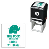 Groene olifantenstempel Dit boek behoort tot Zelfinktende Stempel (In situ)