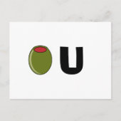 Groene Olijf Briefkaart (Voorkant)