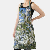 Groene olijfboom met zwarte vruchten schort (Insitu)