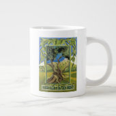 Groene olijven 2014 grote koffiekop (Rechts)