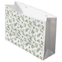 Groene olijven aquarel