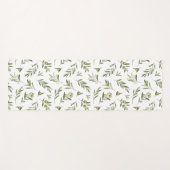 Groene olijven aquarel yogamat (Voorkant (horizontaal))