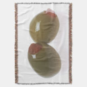 Groene olijven deken (Voorkant Verticaal)