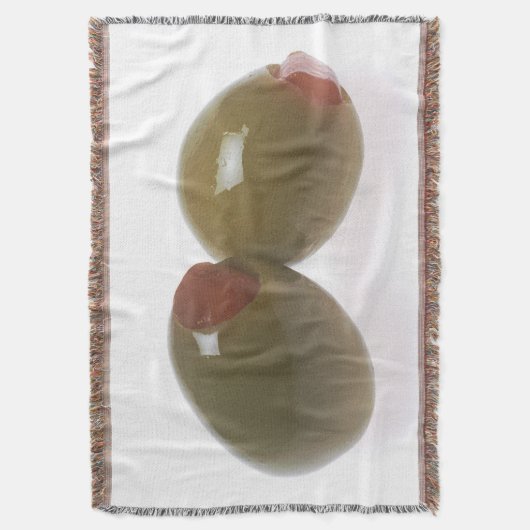 Groene olijven deken (Voorkant Verticaal)