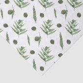 Groene olijven en olijftakken tissuepapier (Detail)