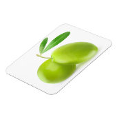 Groene olijven magneet (Linkerzijde)