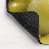 Groene olijven Mousepad Muismat (Hoek)