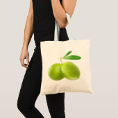 Groene olijven tote bag (Voorkant (product))