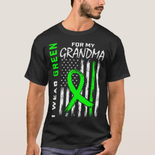 Groene oma Nieren Ziekte Cerebral Palsy Awaren T-shirt