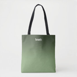 Groene Ombre Canvas tas – Zachte kleur, sterke spi