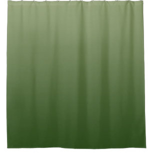 Groene ombre douchegordijn