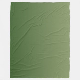 Groene ombre fleece deken