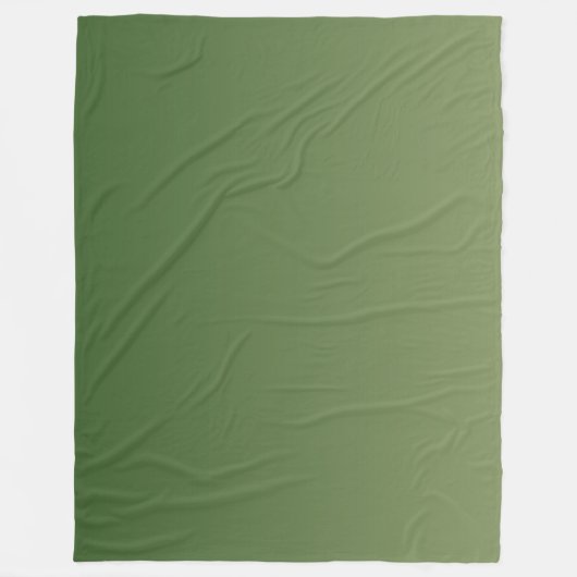Groene ombre fleece deken (Voorkant)
