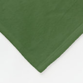 Groene ombre fleece deken (Hoek)