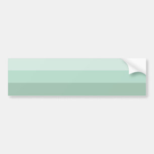 Groene Ombre Gestreepte Bumpersticker