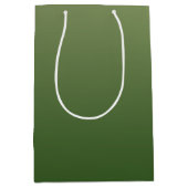 Groene ombre medium cadeauzakje (Voorkant)