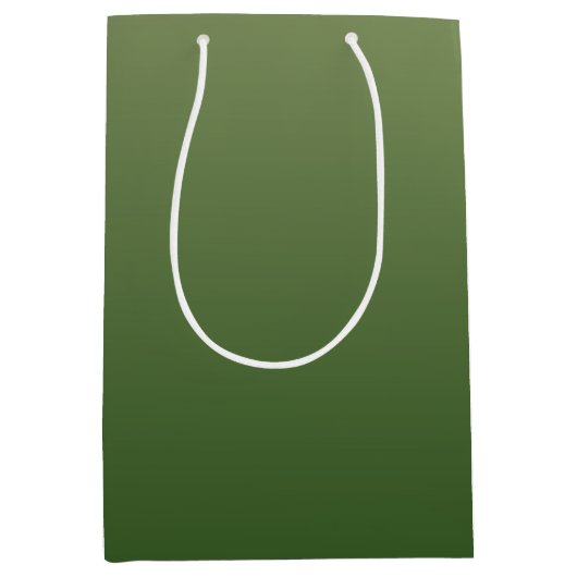Groene ombre medium cadeauzakje (Voorkant)